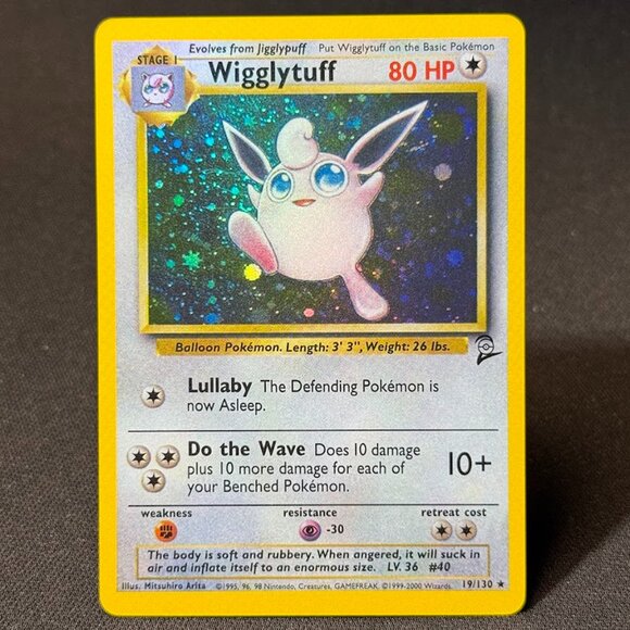 Wigglytuff Base Set 2 "Reprinted" - Picture 2 of 3